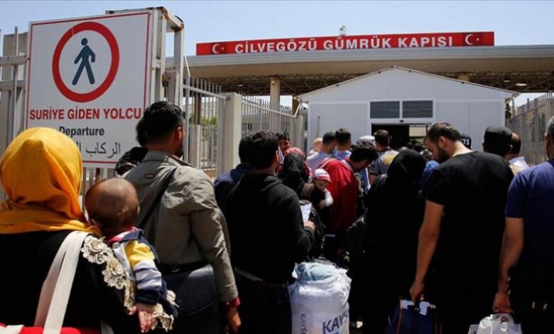 مخطط لإعادة مليون سوري من تركيا