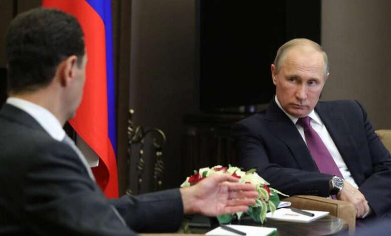 اجتماع بوتين وبشار الأسد
