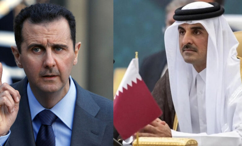 أمير قطر بشار الأسد