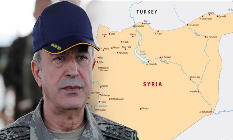 وزير الدفاع التركي سوريا