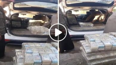 صورة بعد تواصل انهيار الليرة السورية.. مواطنون يستخدمون شاحنات لنقل النقود لإتمام عمليات البيع والشراء (فيديو)