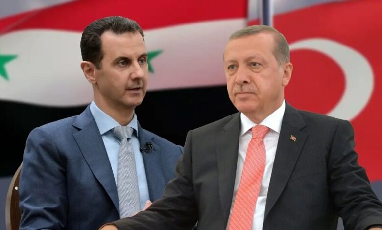 اللقاء بين أردوغان وبشار الأسد