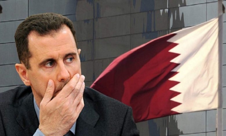قطر موقفاً بشار الأسد