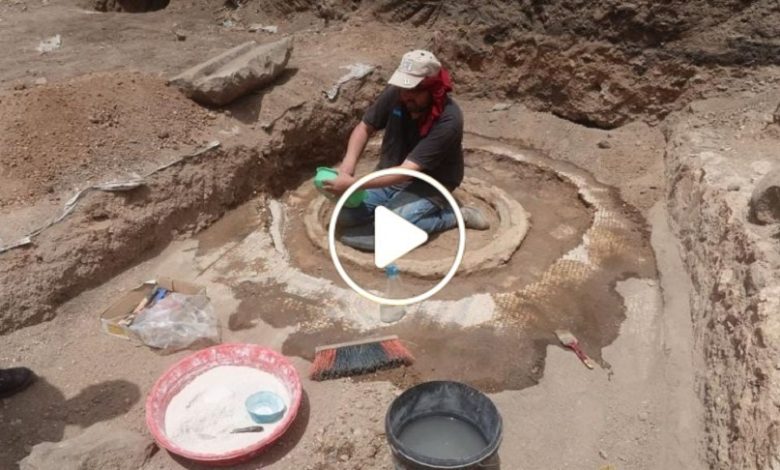 اكتشاف أثري نادر وسط سوريا