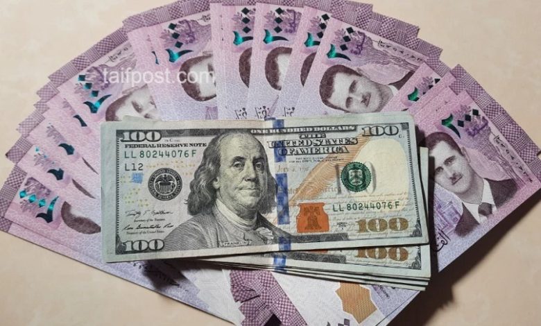 هبوط شديد الليرة السورية أمام الدولار