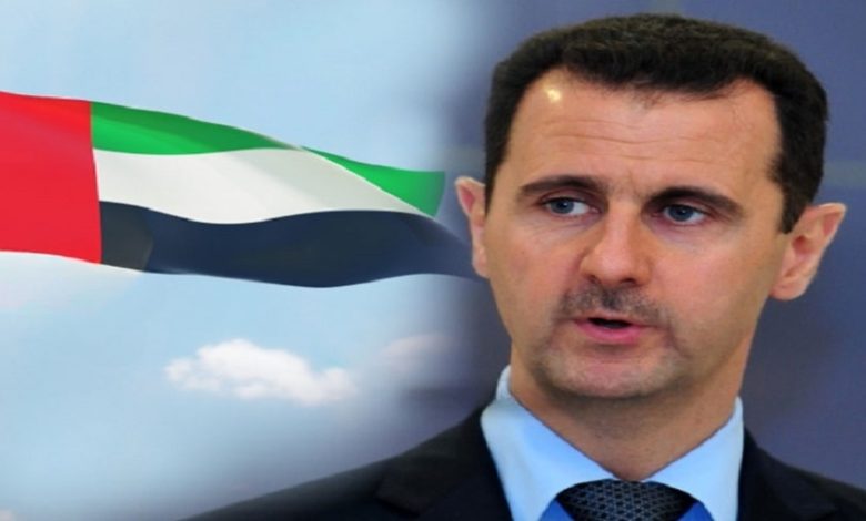الإمارات رسالة لبشار الأسد