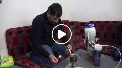 صورة مخترع سوري يذهل العالم بعد توصله إلى ابتكار جهاز عجيب وغريب يحول الماء إلى وقود للسيارات (فيديو)