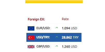 سعر صرف الليرة التركية 26-11-2023