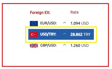 سعر صرف الليرة التركية 27-11-2023