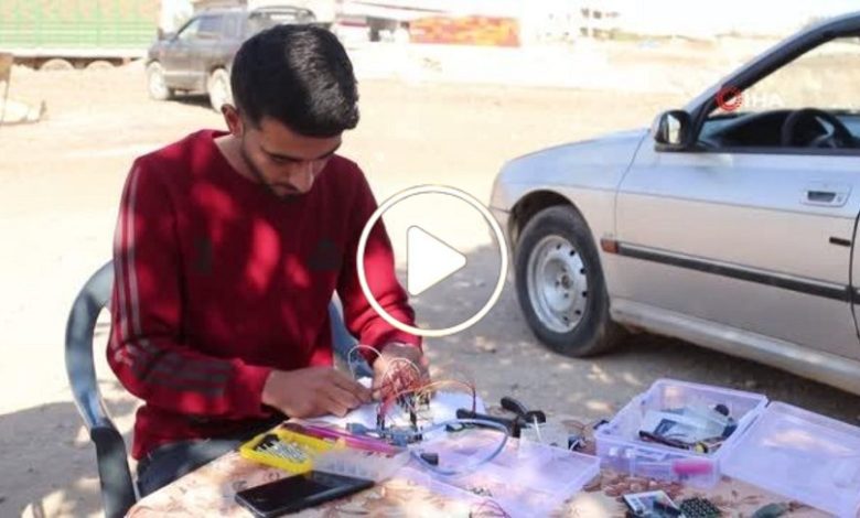 شاب سوري يقوده الطموح إلى ابتكار