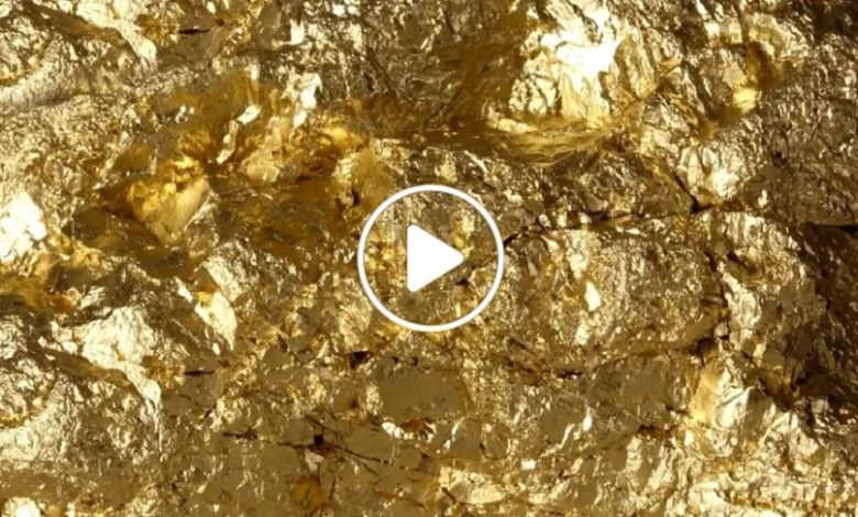 اكتشاف أكبر كتلة من الذهب