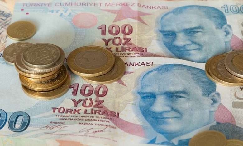 الليرة التركية الانخفاض الدولار